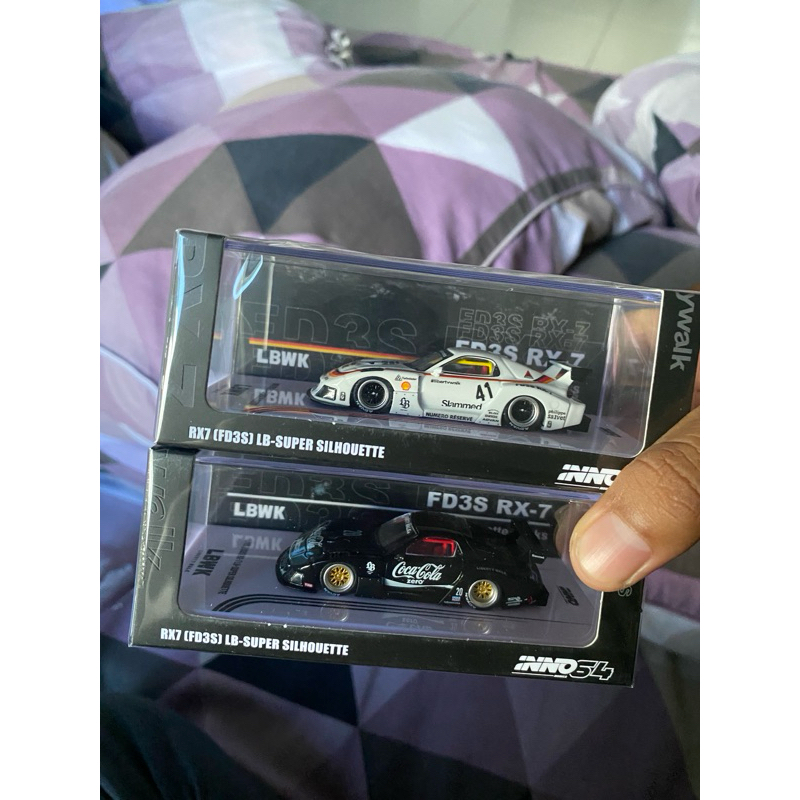 Modèle Réduit INNO64 1:64 Mazda RX7 FD3S Liberty Walk Super Silhouette - Édition Limitée Malaisie