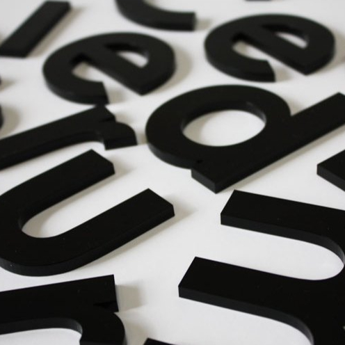 Rikrikgemi - Custom Acrylic Embossed Letters Units, Numbers ...