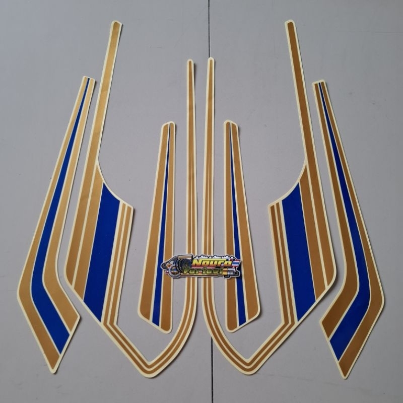 Striping yamaha rx s rxs special gold Blue congo 1992 92 special ...