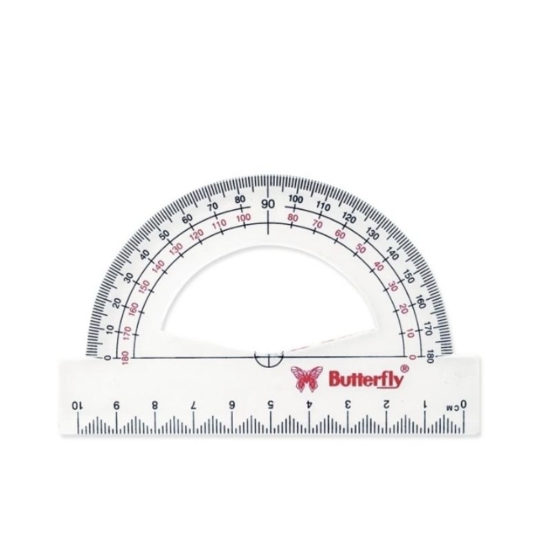 Butterfly Fan Protractor 180/10 CM Bow Ruler | Shopee Malaysia