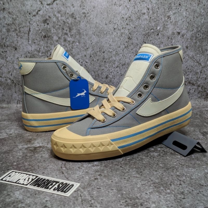 [ORIGINAL] Compass Retrograde Cyan High Grey Shoes || Compass ...