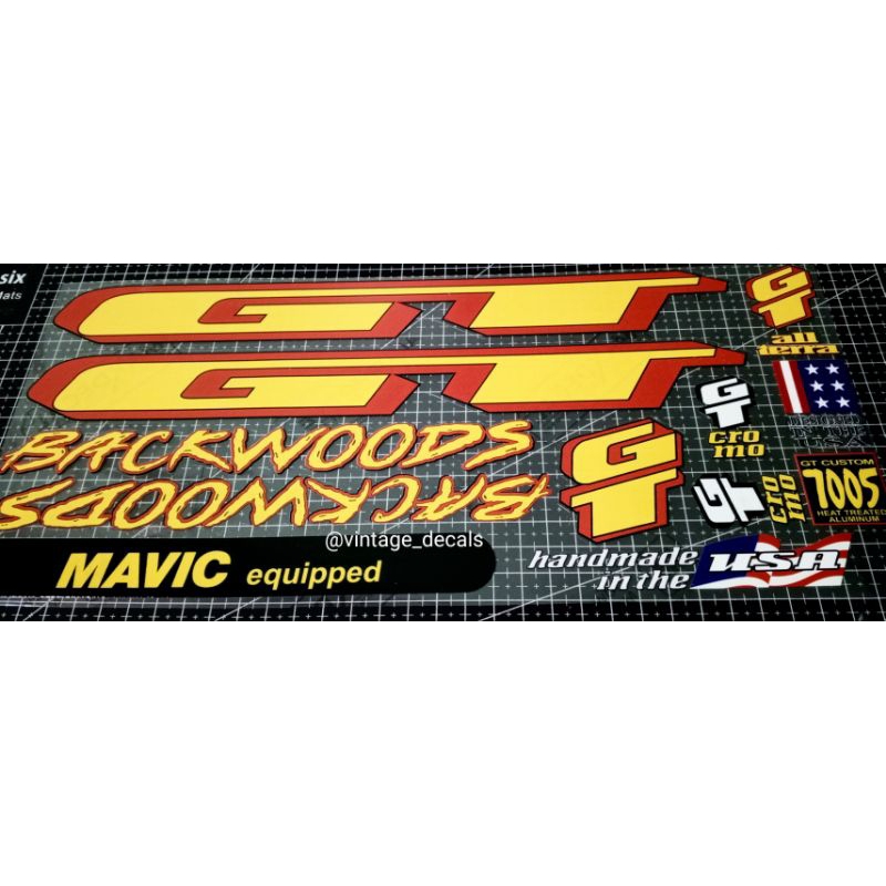 Sticker decals replacement GT Backwood | Shopee Malaysia