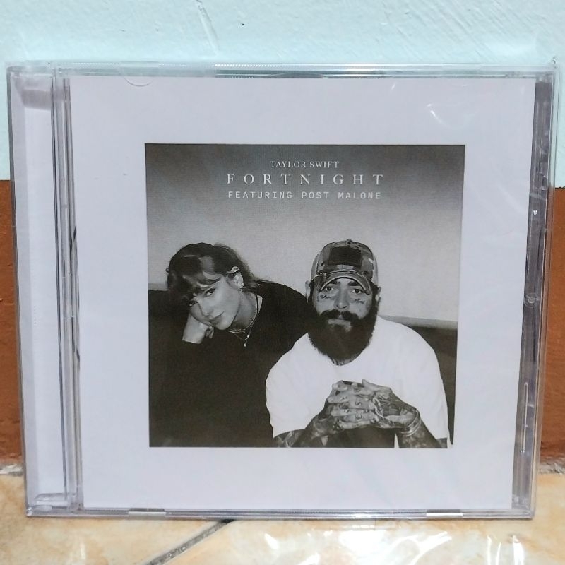Taylor Swift Fortnight CD Single Post Malone TTPD THE TORTURED POETS ...