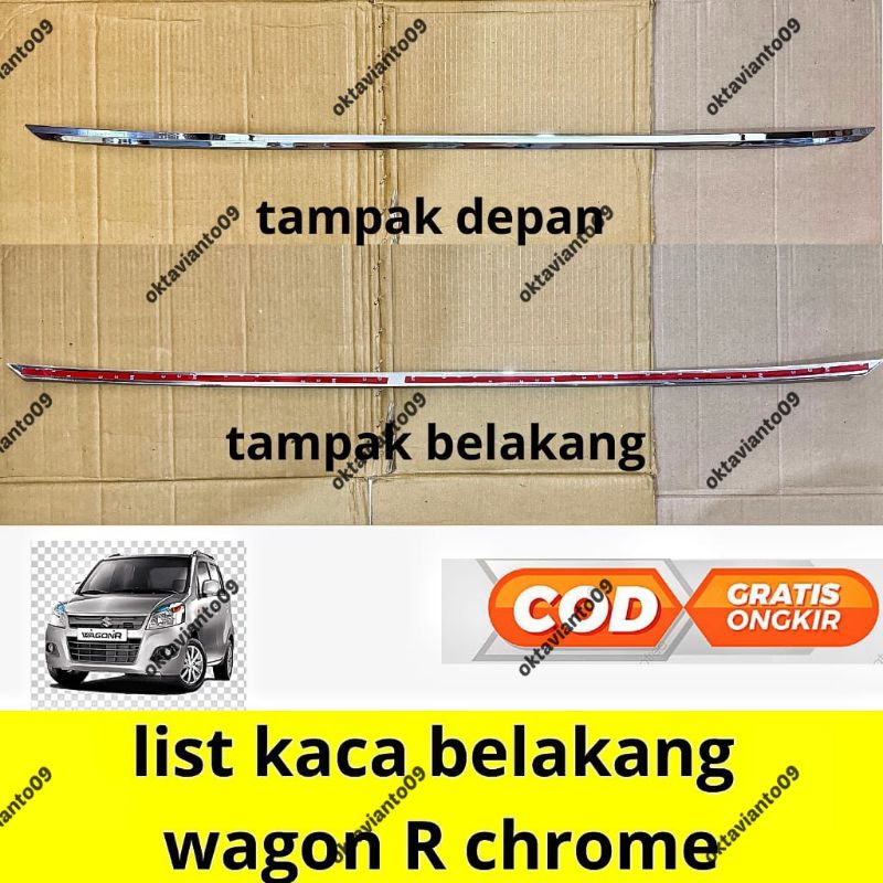 List of rear window rear window trim for wagon R chrome | Shopee Malaysia