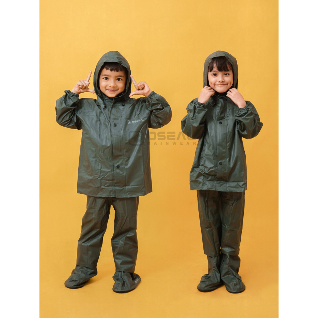 Black raincoat boys sales