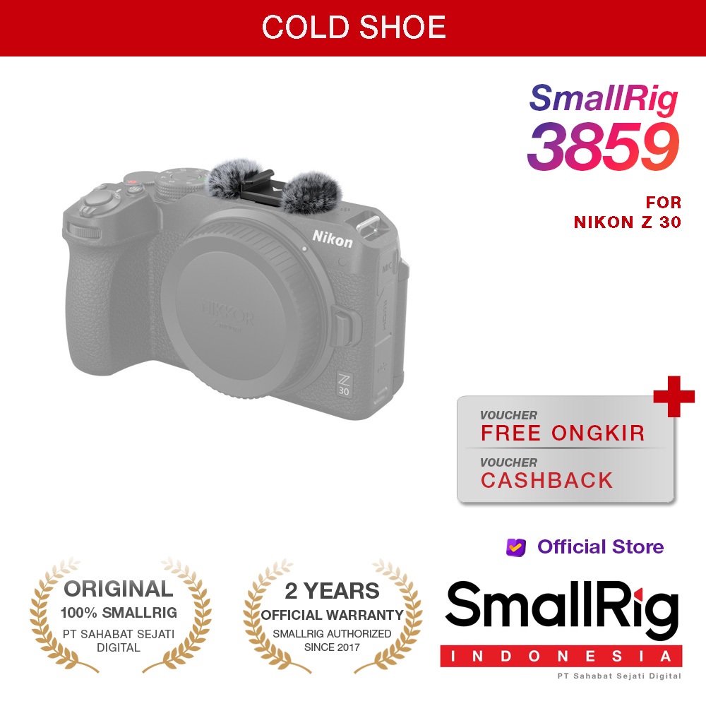 Parabrezza SmallRig Per Nikon Z30 - Con Adattatore Cold Shoe, Anti-vento - Foto 2