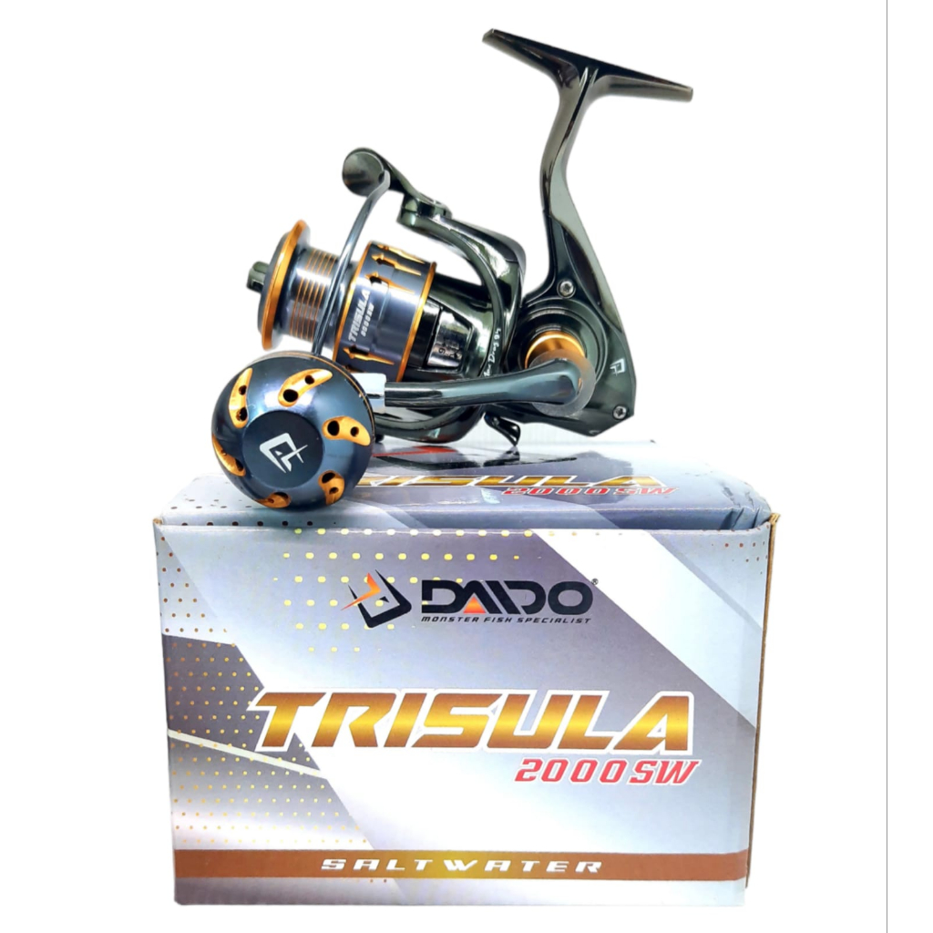 Daido Trident SW Fishing REEL Original ANTI Corrosion POWER HANDLE Lots Of  Bonuses