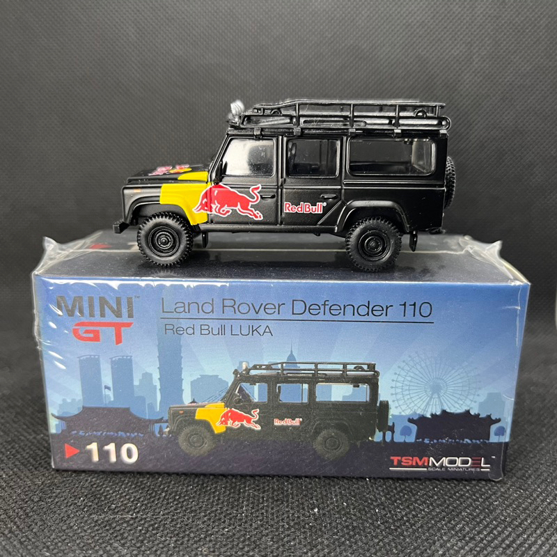 Mini GT 110 Land Rover Defender 110 Red Bull WOUND Minigt | Shopee Malaysia