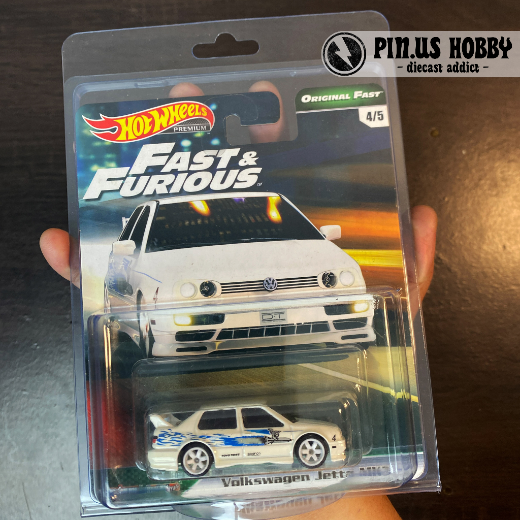 Hot WHEELS PREMIUM VOLKSWAGEN JETTA MK3 FAST AND FURIOUS ORIGINAL FAST ...