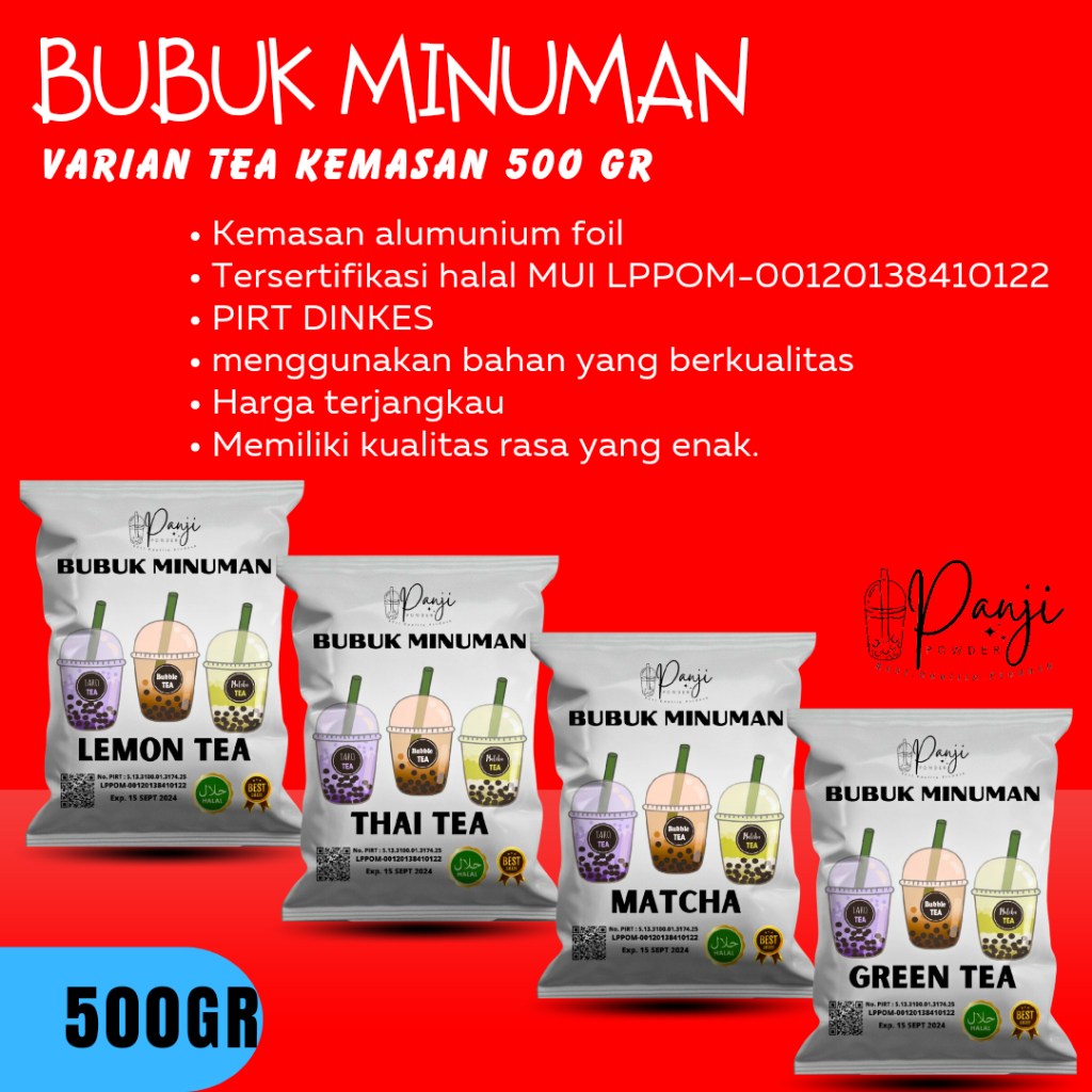 500 GRAM FLAVOR DRINK POWDER ALL VARIANTS OF RECENT DRINK POWDER BOBA ...