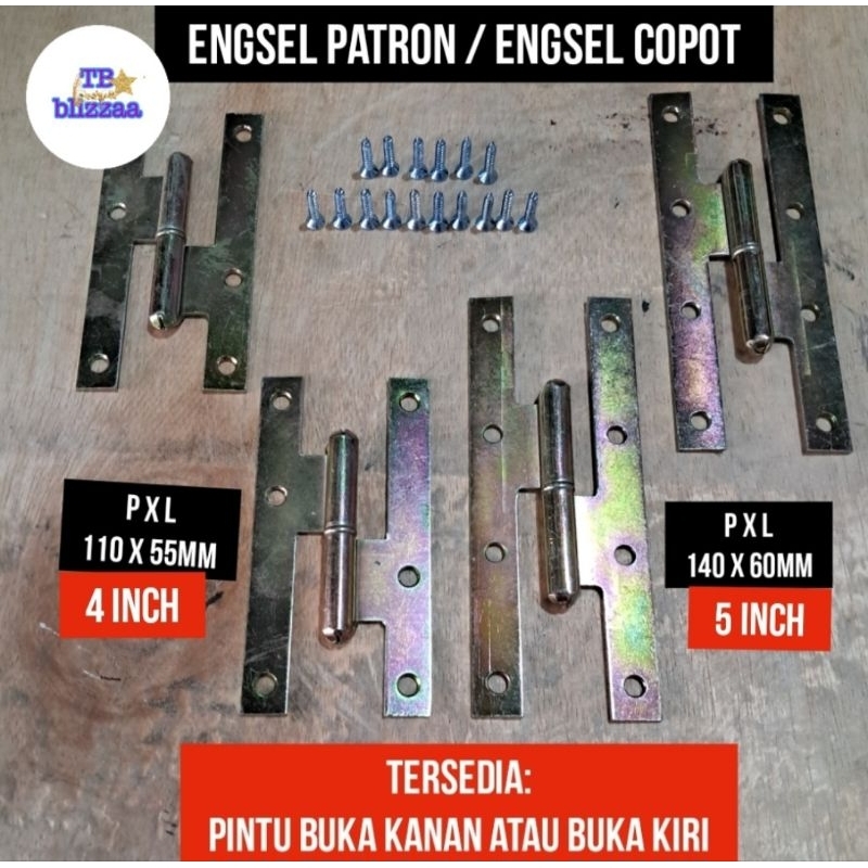 Patron Hinges 4" 5" H Hinges 4" 5" Detachable Hinges 4" 5" Window Door