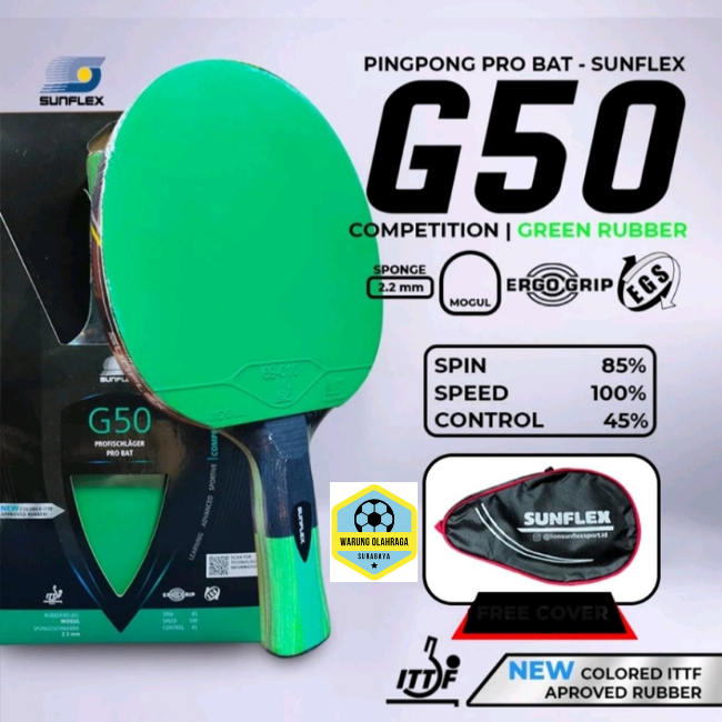 Sunflex Color Comp G50 Table Tennis Bet Shopee Malaysia