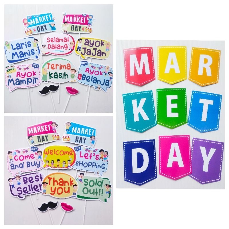 Props　Photo　PROPS　MARKET　DAY　Decoration　ACC　PHOTOBOOTH　MARKET　DAY　Shopee　Malaysia