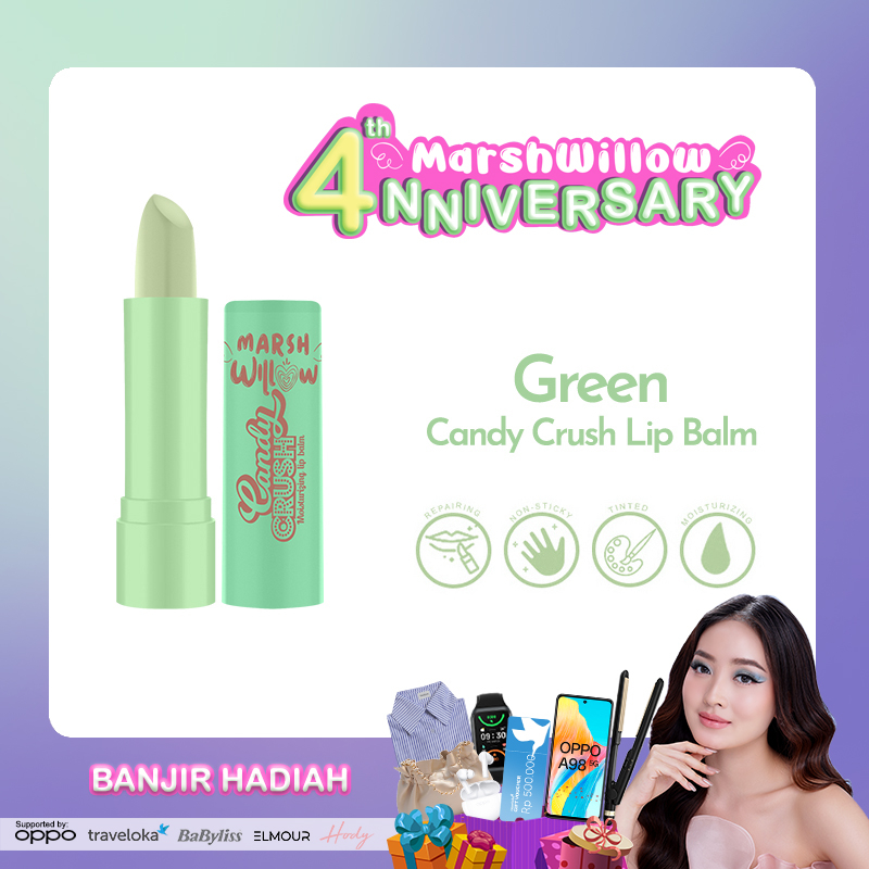 Marshwillow Lip Balm Candy Crush Sugar Apple by Natasha Moslem Shopee
