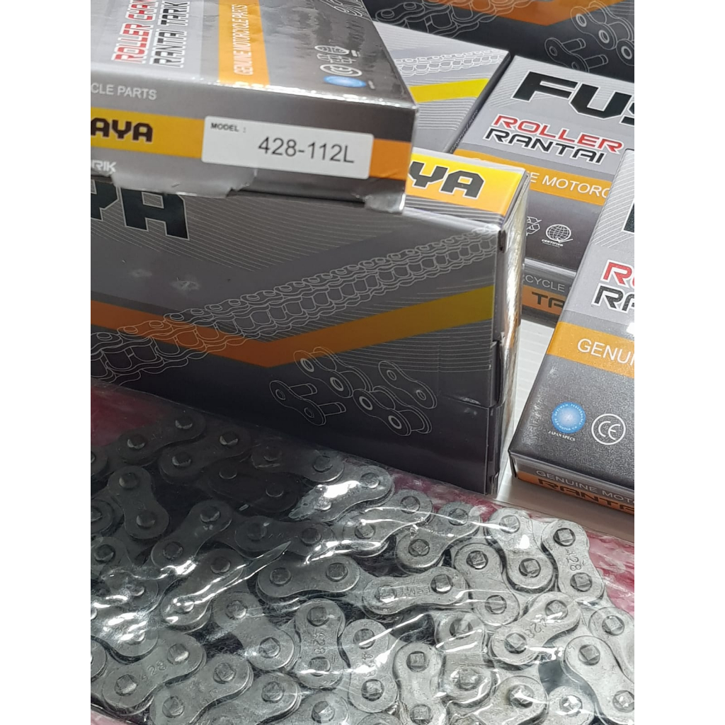 Roller Chain Rante Gear Motorcycle Wheel Chain Fushimaya 428112 MX GL