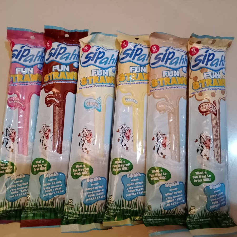 Sipahh Straws Fun Straws Contents 5/Straws sipahh Flavor Contents 5
