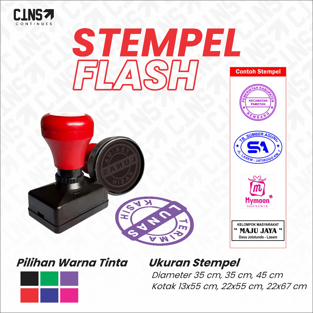 Custom Flash Stamp Can Request Design | Shopee Malaysia