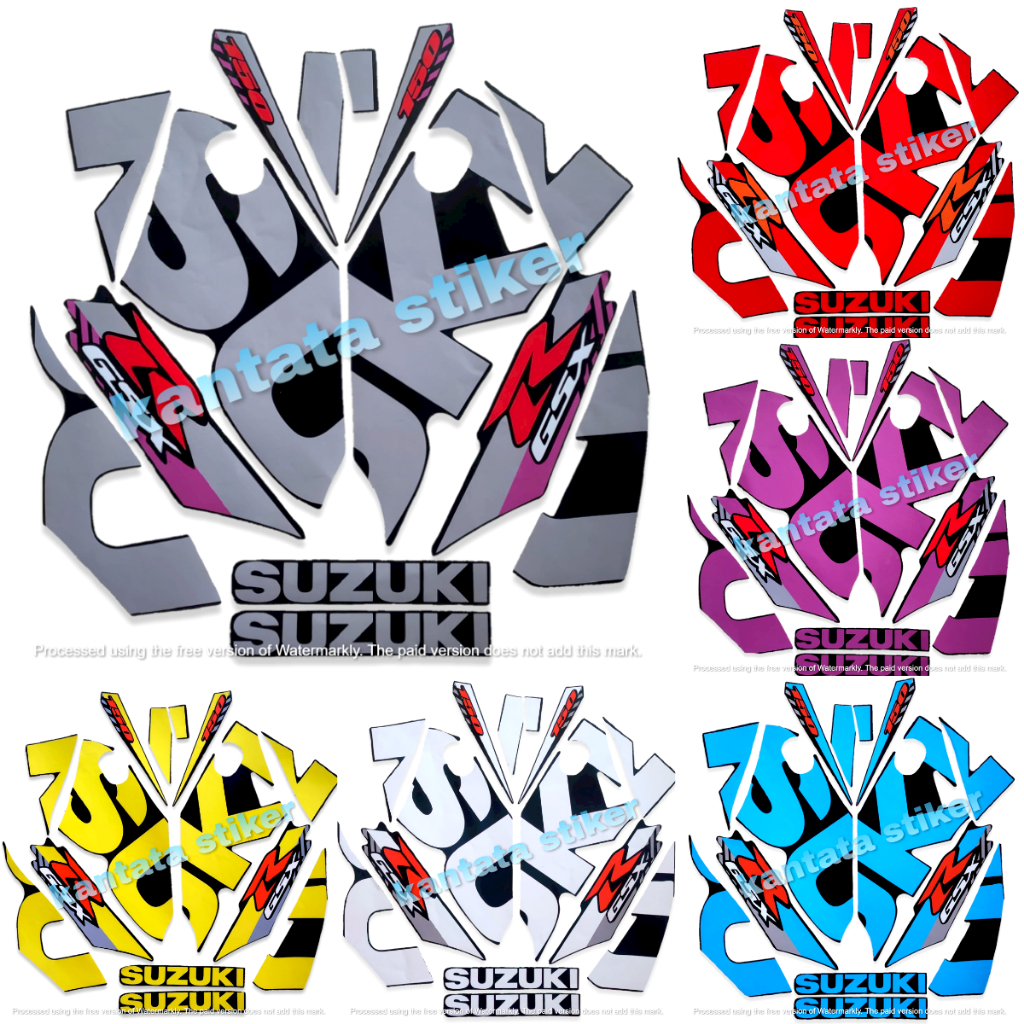 2016 Honda Suzuki Gsx 150 R Motorcycle Body Trim Striping Stickers Full ...