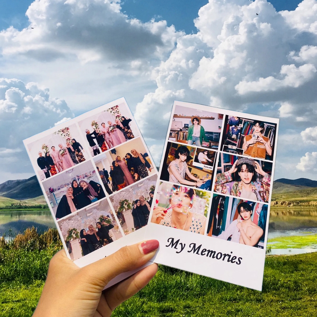 Print Photostrip (POLAROID STRIP) Photos 3pack Photostrips 6 Panels