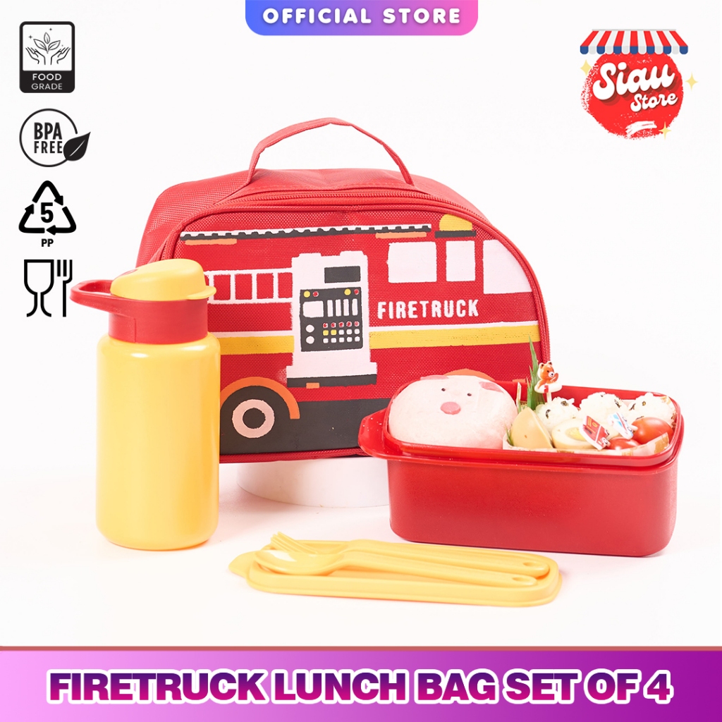 SIAU STORE CPM FIRE TRUCK SERIES LUNCH BAG -KingQueen/RICE RICE LUNCH ...