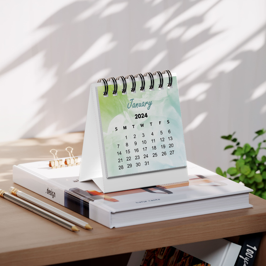 Custom calendar 2023 calendar 2024 calendar sitting desk calendar