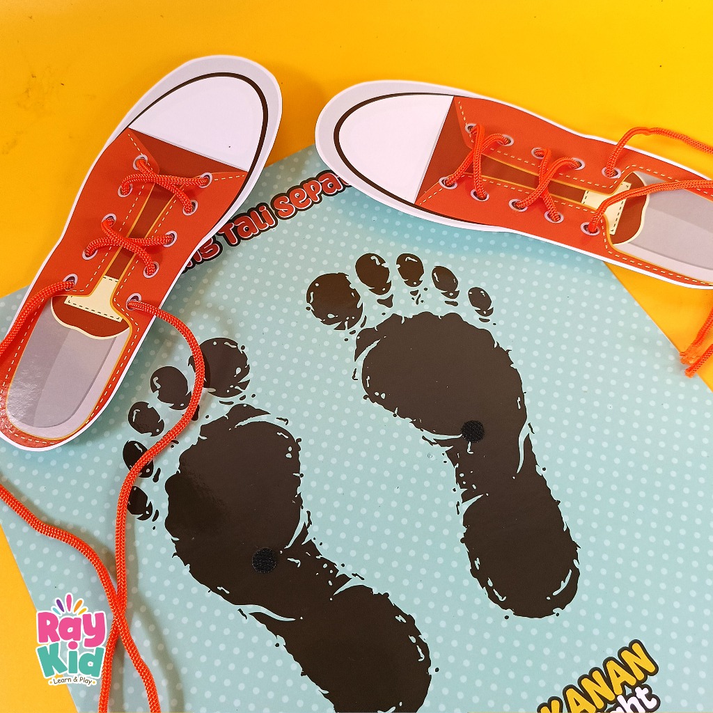 Picture of Educational Montessori Toys learning to assemble shoelaces busy sensory ...