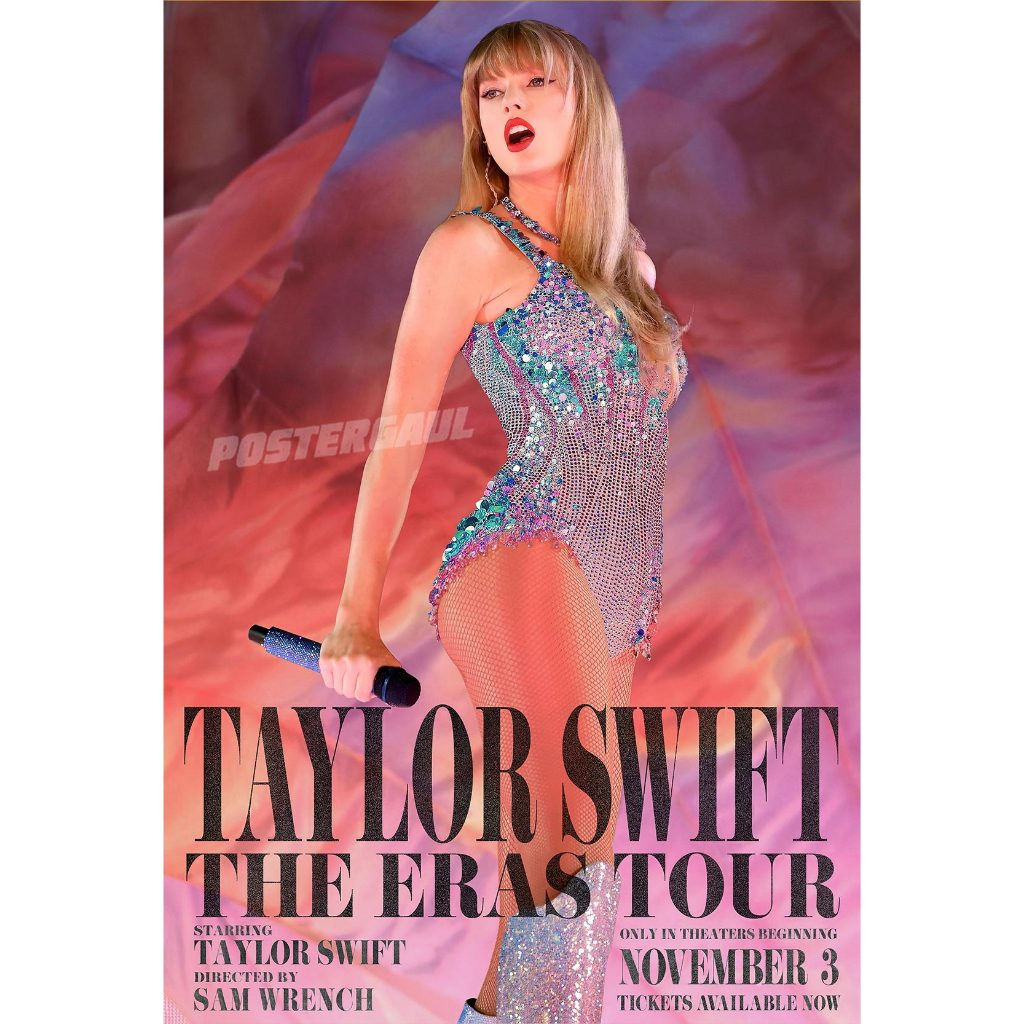 ミュージシャン Taylor Swift 2023 Original Movie poster TAYLOR SWIFT Movie Poster: THE ERAS TOUR - original Indonesian 1