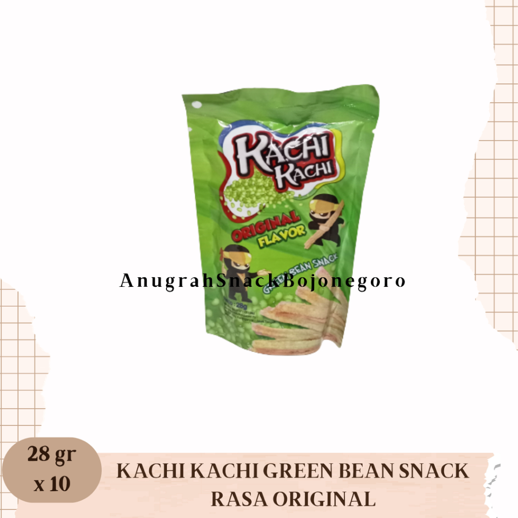 Kachi Kachi Green Bean Snack Original Flavor 28gr x 10 | Shopee Malaysia