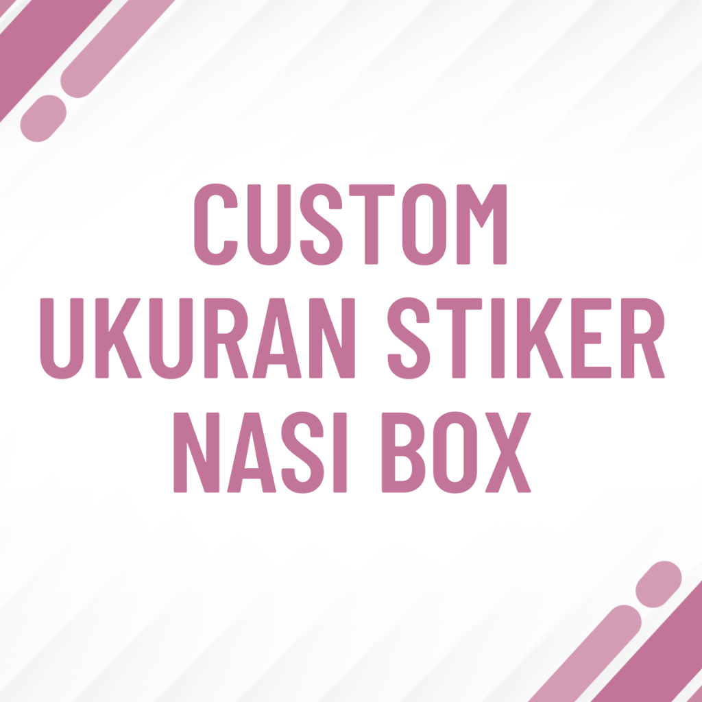 Custom rice box sticker size | Shopee Malaysia
