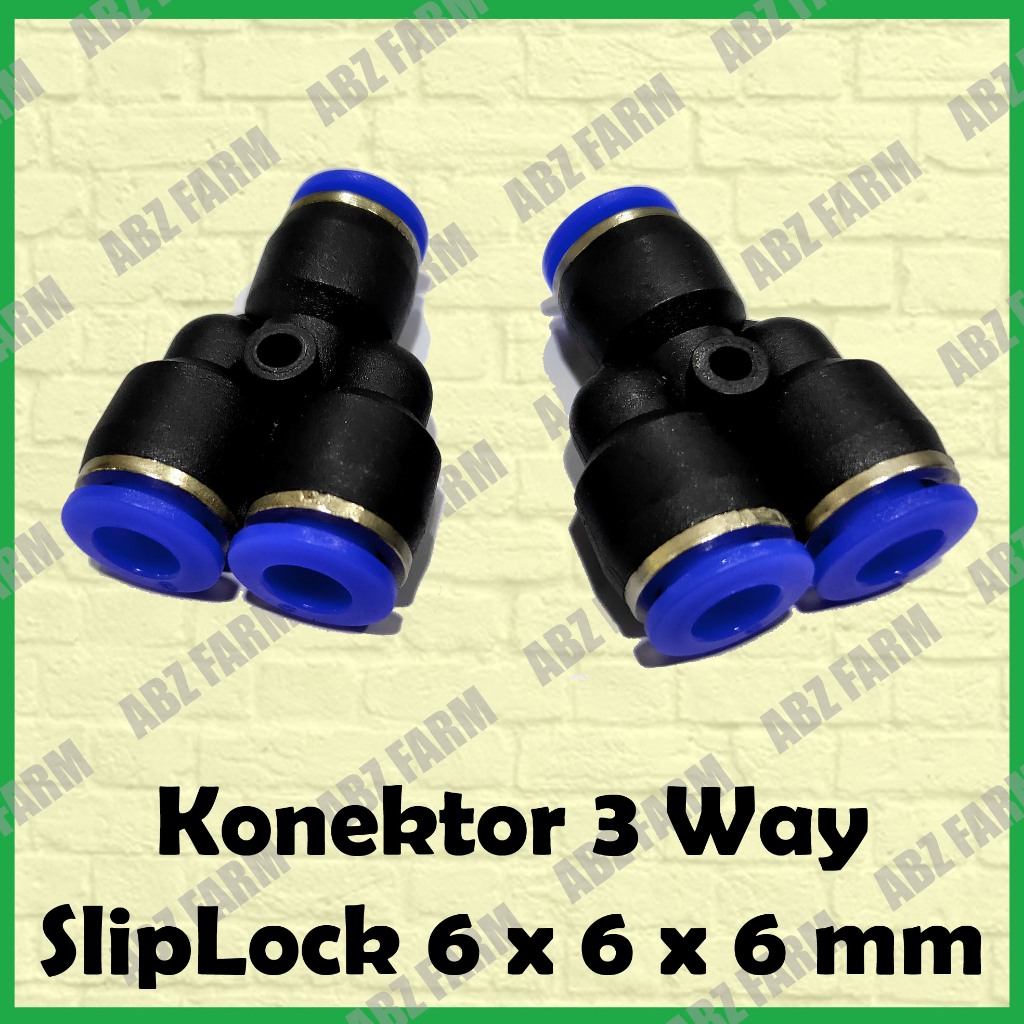 Pneumatic SLIP LOCK Fittings 3rd Branch MODEL Y 6mm Shopee Malaysia
