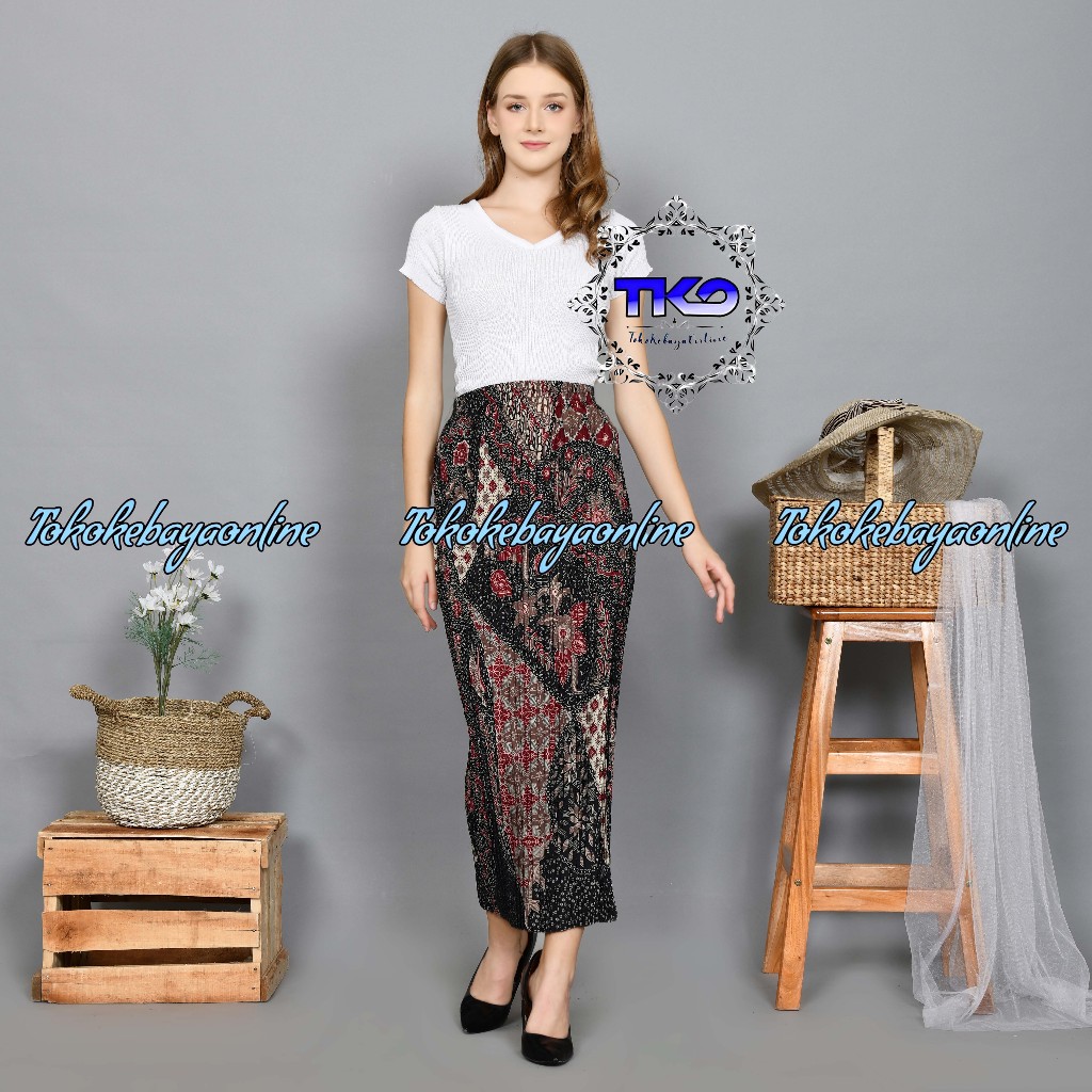 Complete BATIK Pleated Skirt/Pleated Skirt/Pleated BATIK Skirt/KEBAYA ...