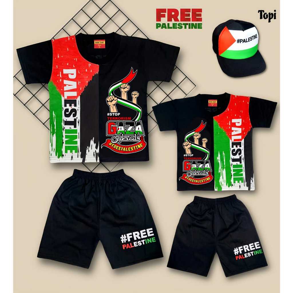 Children's Suit free palestine clothes / palestine flag / save