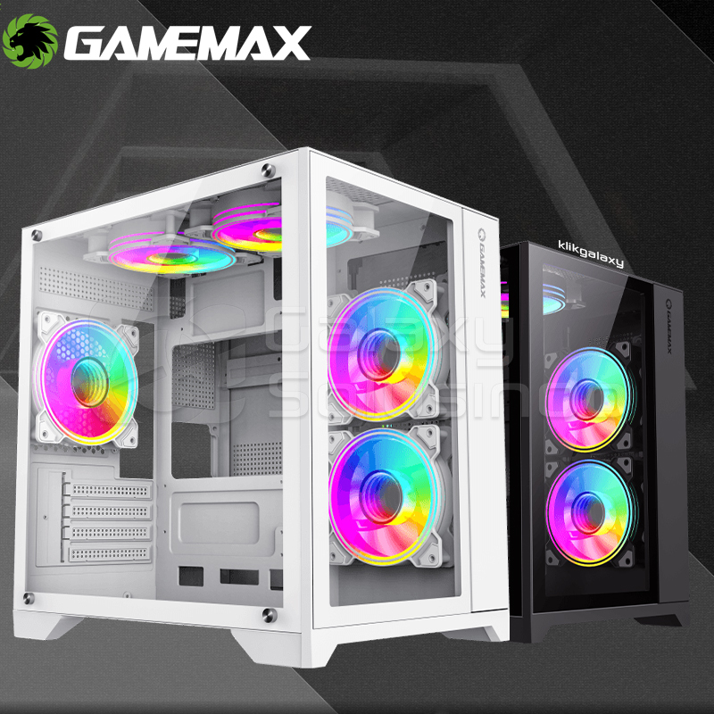 Gamemax INFINITY MINI Tempered Glass M-ATX Gaming Case | Shopee Malaysia