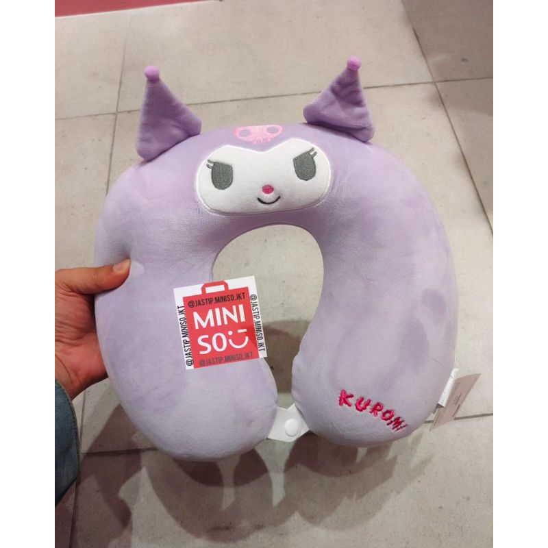 Miniso x SANRIO Neck Pillow Memory Foam KUROMI Series (32x30cm