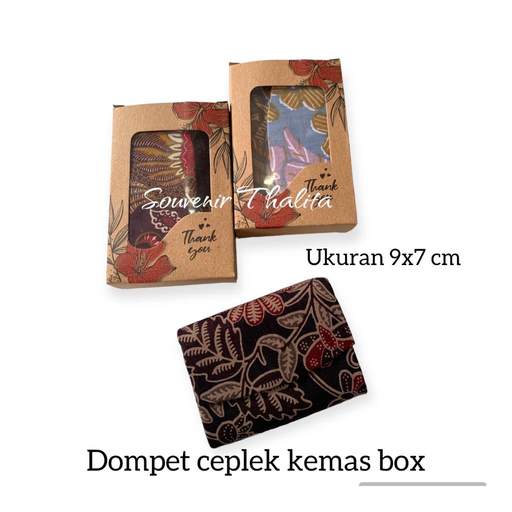 Contents 100 PCS Wedding Souvenirs Batik Wallet CEPLEK PACKAGED in ...