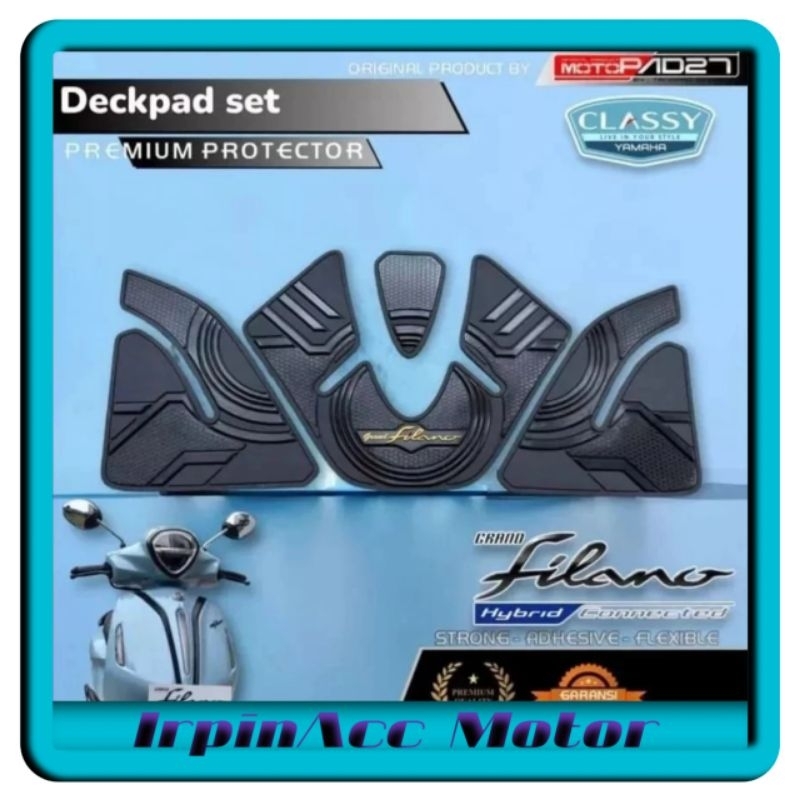 Sticker Variation deckpad GRAND FILANO rubber full m27 | Shopee Malaysia