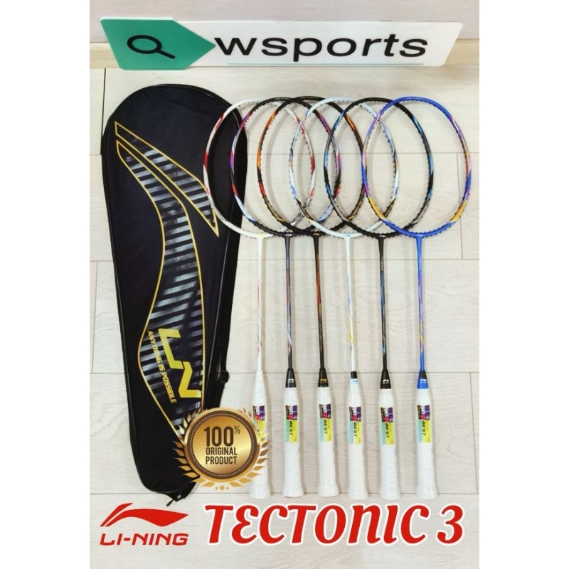Original LiNing TECTONIC 3 3R Series Badminton Racket | Shopee Malaysia