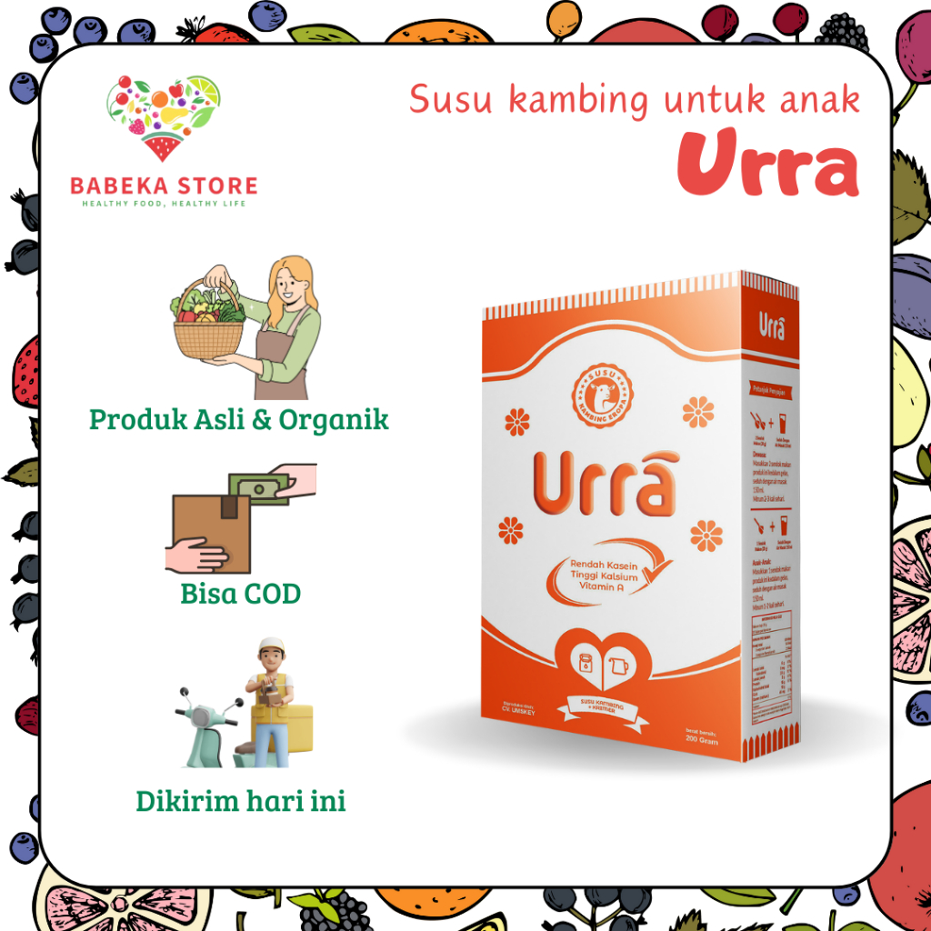 Original URRA Milk ORIGINAL SAANEN Goat Milk For Children & Adults