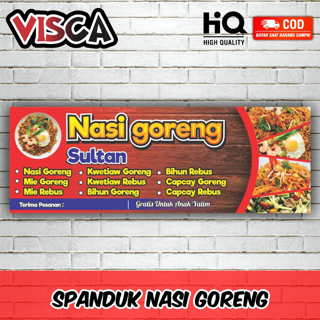 Print Fried Rice Nasgor Banner Banner | Shopee Malaysia
