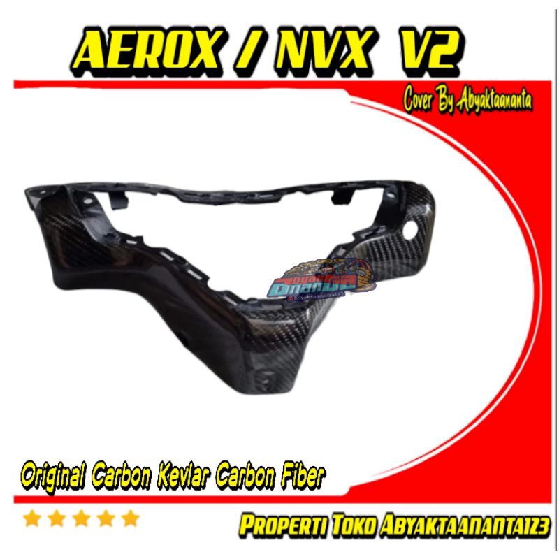 Rear shell of Aerox New Nvx V2 Carbon Kevlar parts original Yamaha ...