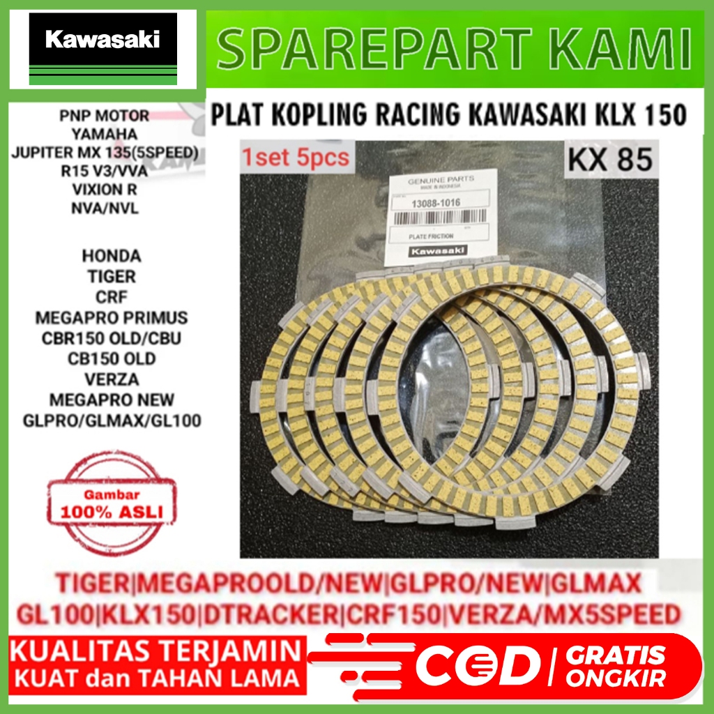 Clutch Plate/Clutch Plate RACING KAWASAKI KLX 150s L BF KX85 D-TRACKER ...