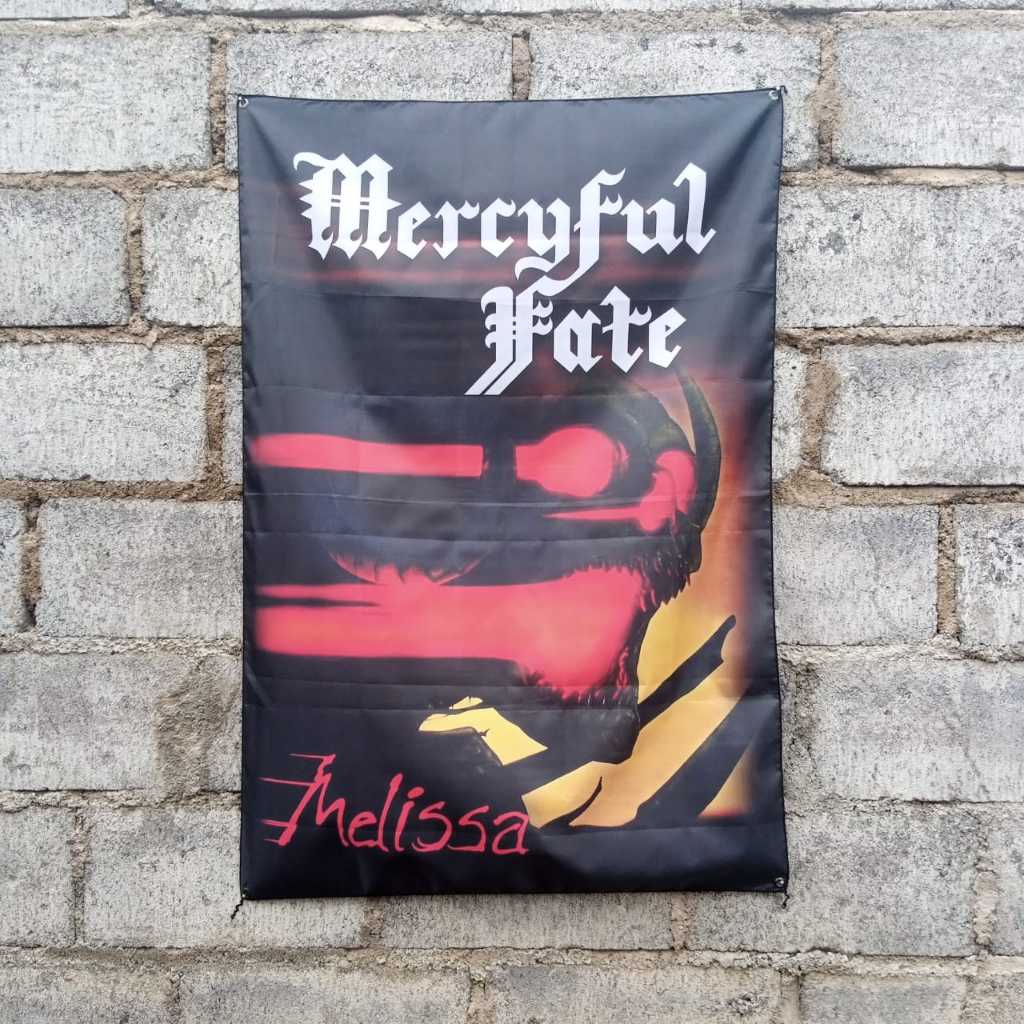 Mercyful Fate Poster - Melissa - Fabric Poster/Textile Poster/Band Flag ...