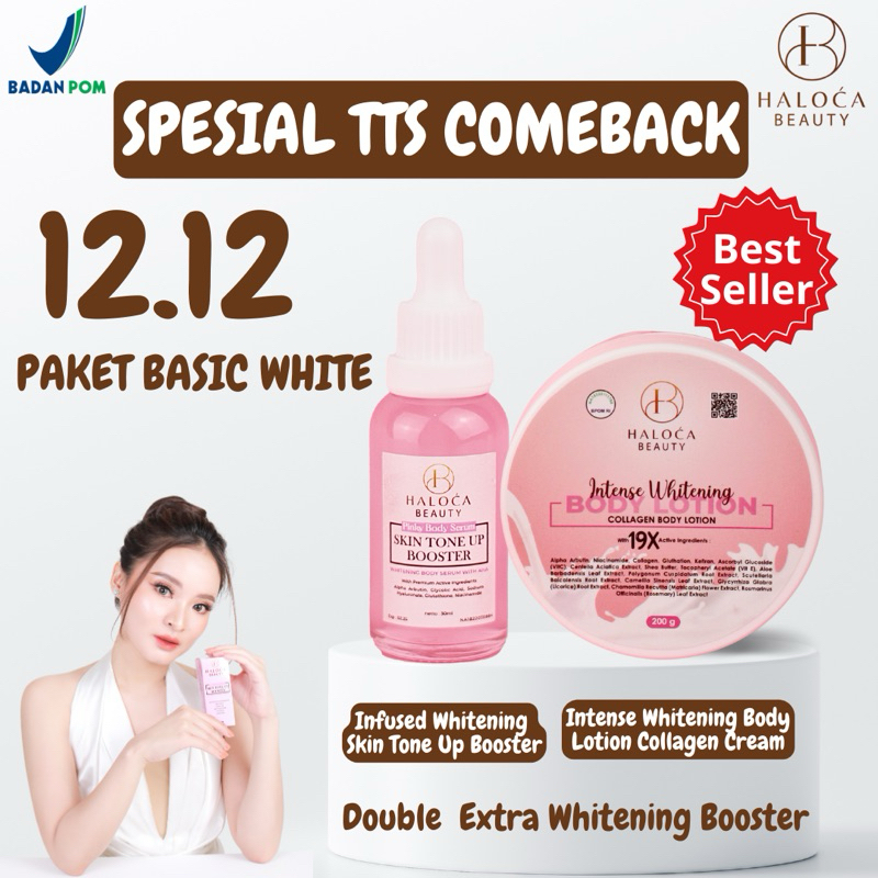 [HALOCA Beauty] BASIC WHITE COLLAGEN CREAM PACKAGE 200gr + INFUSE ...