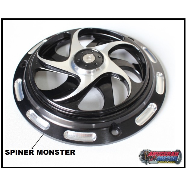 MESIN Full Cnc Spinner Fan Cover Cover Universal Motorcycle Engine ...