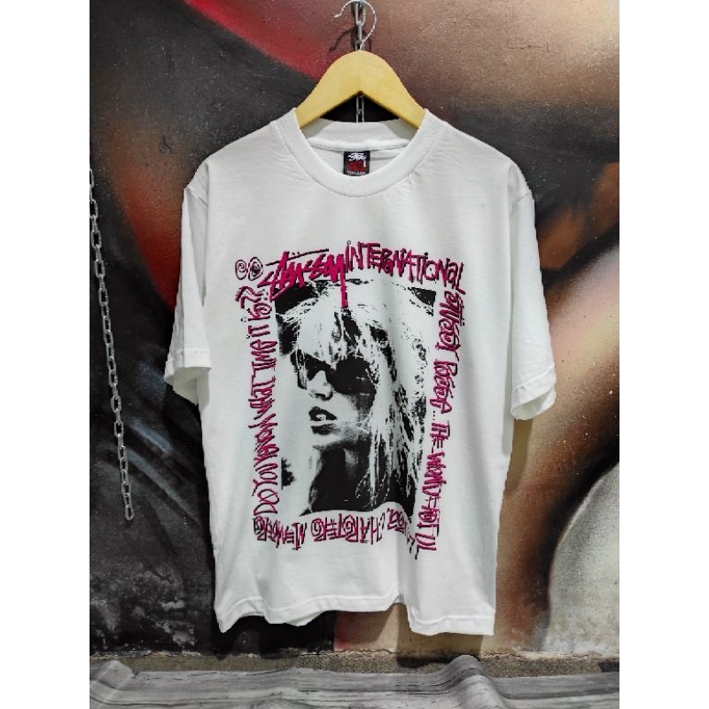 Stussy LAURA VINTAGE T-Shirt | Shopee Malaysia