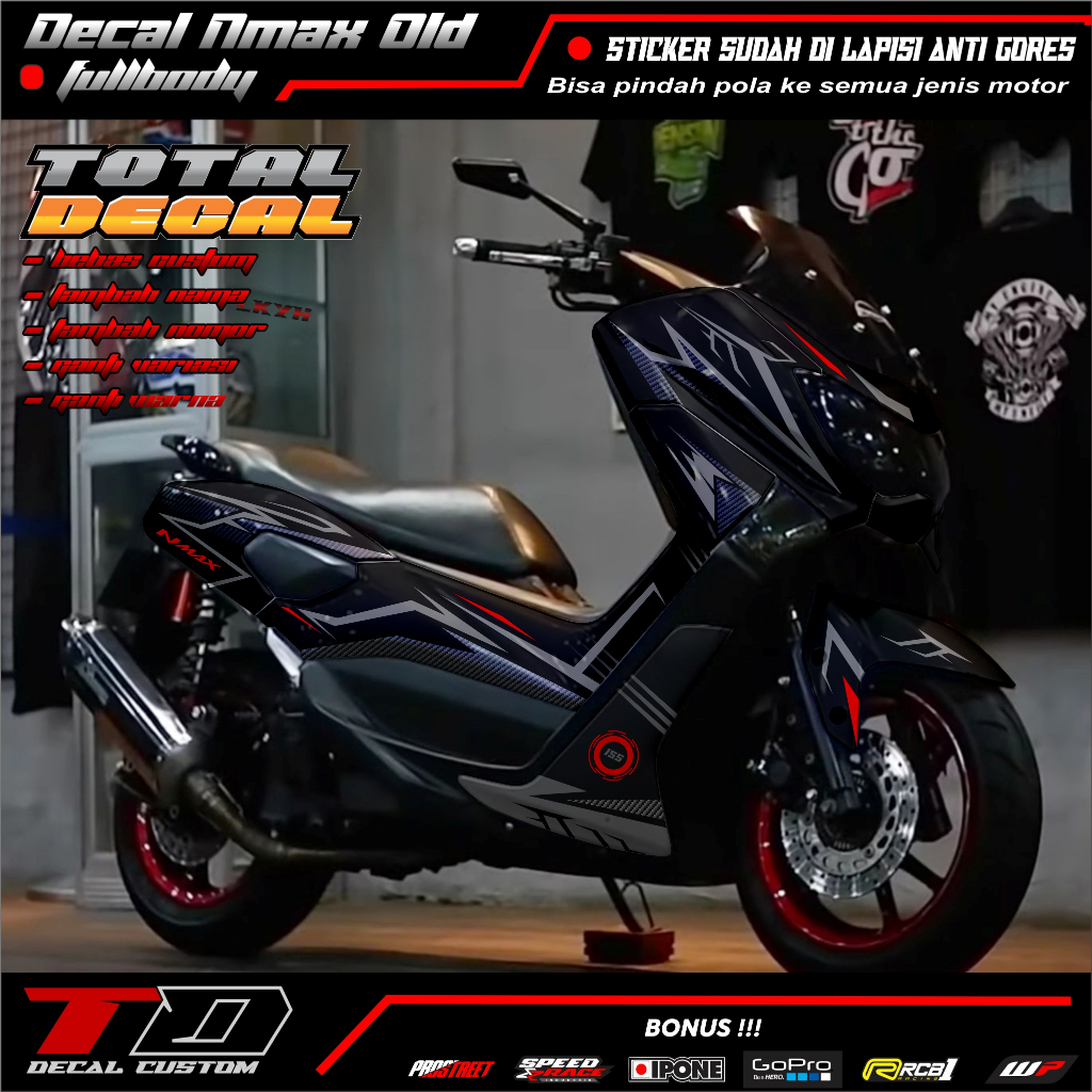 Latest!!! Decal sticker nmax old fullbody nmax old, nmax new grfis ...