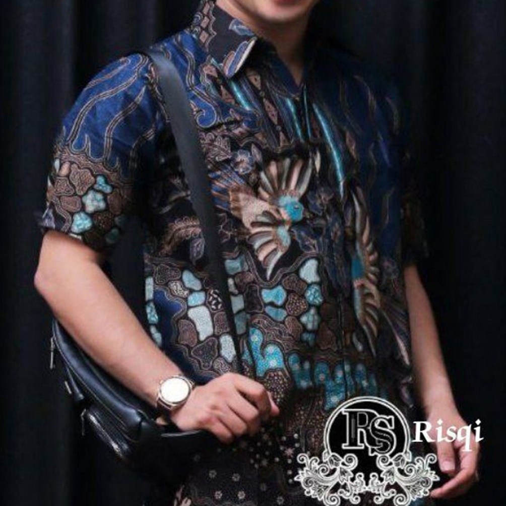 KEMEJA Most Popular Shirt Hem Men's Batik Shirt Short Sleeve Manuk ...
