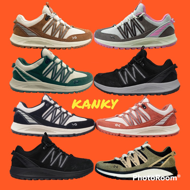 [ORIGINAL] Sepatu KANKY STORY KITADAKE BLACK FOREST/CREAMY GREEN/Gray