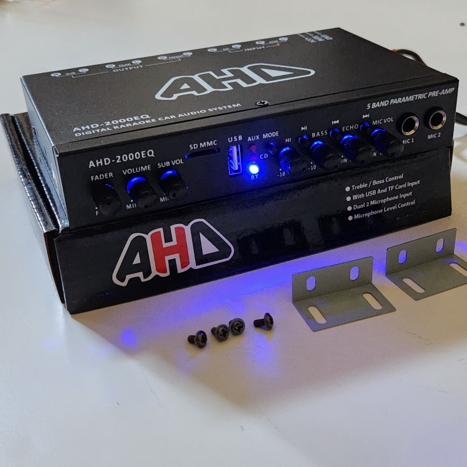 Rb Parametric Equalizer Preamp Karaoke Bluetooth TF card USB Brand AHD
