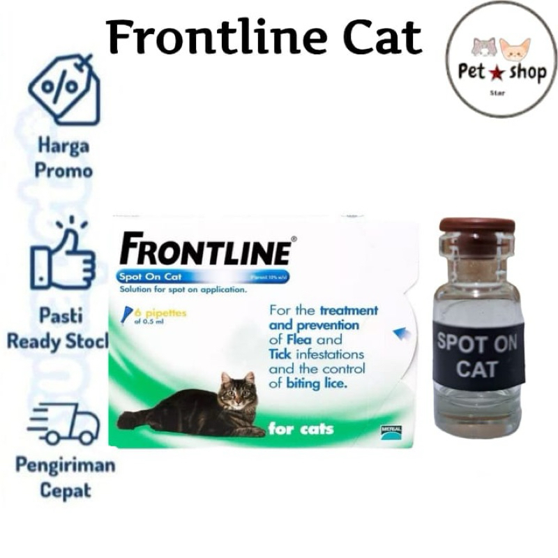 Original FRONTLINE SPOT ON Cat Flea Medicine 100 Repack Shopee Malaysia